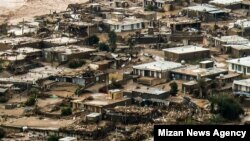 Iran-- floods in Poldokhtar city in Lorestan province, April 03, 2019.