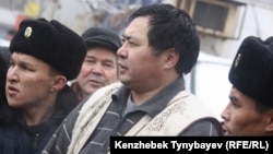  Kazakh dissident Ermek Narymbaev has been jailed several times for his political views (file photo)