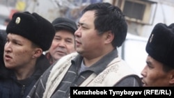 Kazakh dissident Ermek Narymbaev has been jailed several times for his political views (file photo)