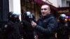 Сергій Стерненко на акції протесту в Одесі