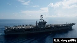 «یواس‌اس جان سی. استنیس» در تصویری از سال ۲۰۱۶ در آب‌های جنوبی چین