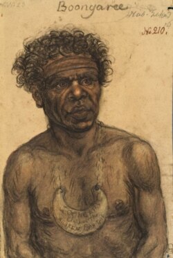 An aboriginal Australian man, Boongaree, served as a member of the welcoming committee for the Russian expedition.