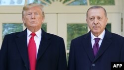 Donald Trump (solda) və Recep Tayyip Erdoğan noyabrın 13-də Ağ Evdə görüşüblər