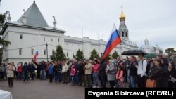 Акция протеста против повышения пенсионного возраста в Вологде