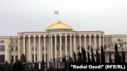 Tajikistan -- Qasri Millat in the centre of Dushanbe city, undated