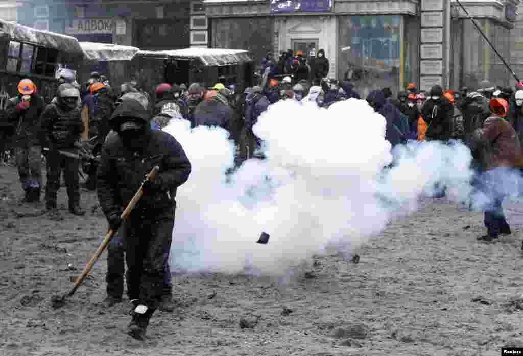 Kijev, 22. januar 2014. Foto: REUTERS / Vasily Fedosenko 