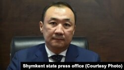 Аким города Шымкента Нурлан Сауранбаев.