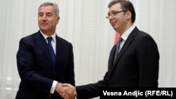 Milo Đukanović i Aleksandar Vučić