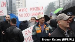 Protest u Banjaluci, 28. februar 2015.