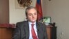 Armenia -- Deputy Foreign Minister Zohrab Mnatsakanian is interviewed by RFE/RL in Yerevan, 13Apr2012.