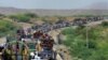 Civilians fleeing North Waziristan.