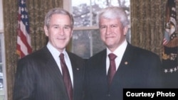2007 год, Ширинов на встрече с бывшим президентом США Дж.Бушем