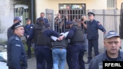 Hapšenja crnogorske policije, arhivski snimak