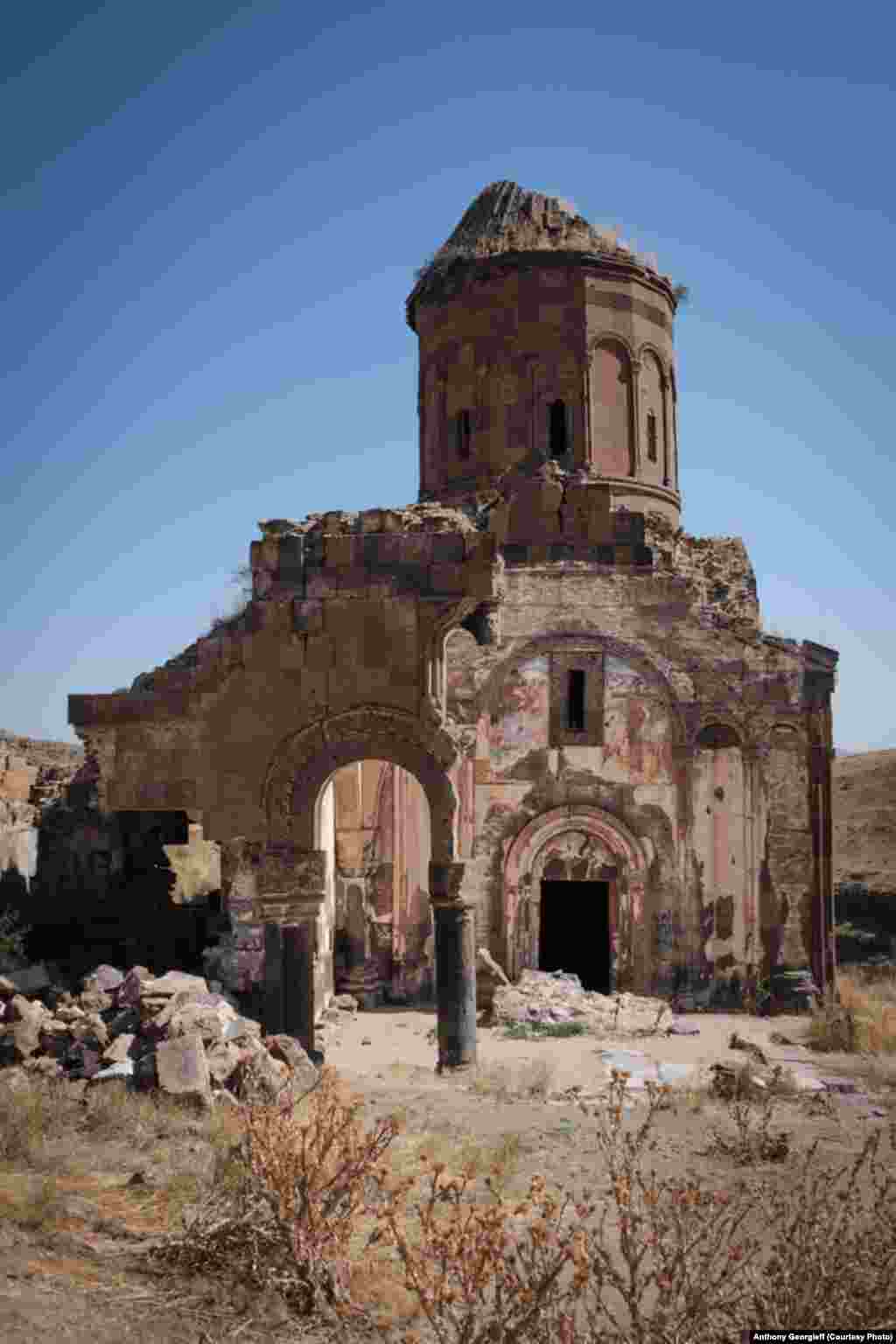 The St. Gregory the Illuminator Church (Tigran Honents) is one of the best preserved structures. This was&nbsp;the church in 2003. 