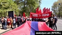 Marșul comuniștilor din Armenia, 1 mai 2019