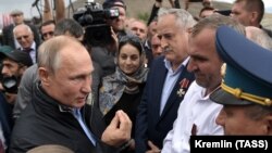 Владимир Путин на встрече с жителями Ботлиха, 12 сентября 2019 г.