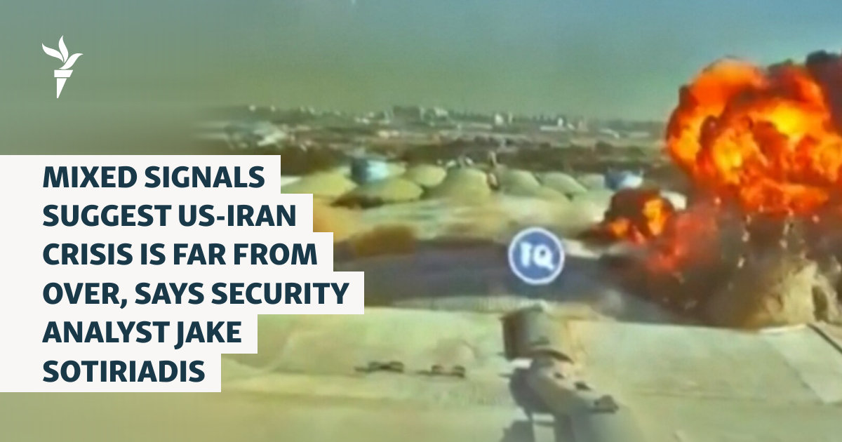 Mixed Signals Suggest US-Iran Crisis Is Far From Over, Says Security Analyst Jake Sotiriadis