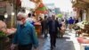 تصویری از رفت و آمد مردم در بازار تبریز