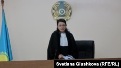 Судья Гүлжаһан Ұбашева. Астана, 22 қаңтар 2014 жыл.