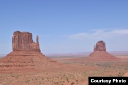 Bozzhira has been compared to Monument Valley on the Arizona-Utah border in the United States.
