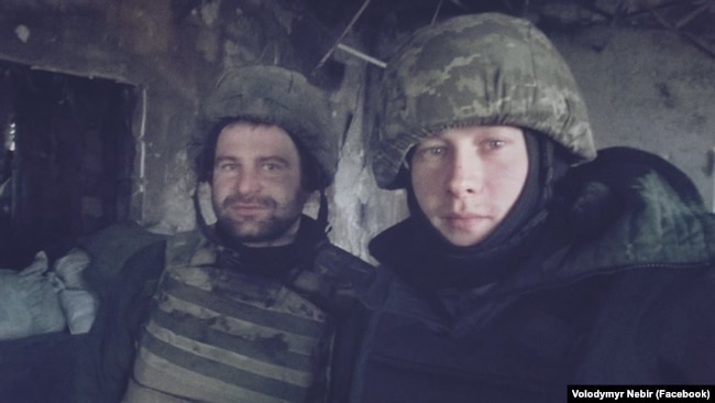 «Кіборги» «Лєший» і «Доктор Хаос» на вежі Донецького аеропорту, 21 січня 2015 року