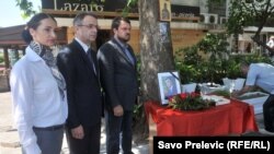 Sa obeležavanja godišnjice ubistva Duška Jovanovića 2016. godine