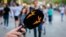 UKRAINE – RFERL. Radio Svoboda microphone, Kyiv, 05May2018