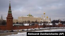 نمایی از کاخ کرملین در مسکو