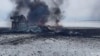 Оприлюднене пресслужбою ООС фото, на якому, як стверджують, залишки штурмового літака ВПС Росії в полі біля Волновахи на Донеччині, 4 березня 2022 року