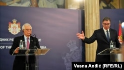 Josep Borrell sa Aleksandrom Vučićem