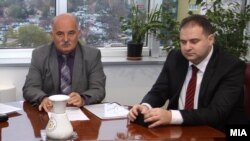 Архивска фотографија - Поранешниот претседател Кривичниот суд Скопје, Владимир Панчевски со поранешниот државен обвинител Марко Зврлевски