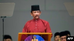 Султан Брунея Хассанал Болкиах.

