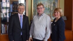 Посол Андрій Мельник приймає Володимира і Олену Жемчугових, Берлін, 22 березня 2017 року