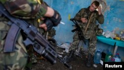 نیروهای گارد ملی اوکراین در شرق آن کشور