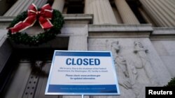 Государственный архив США закрыт из-за "шатдауна", Вашингтон, 22 декабря 2018 года