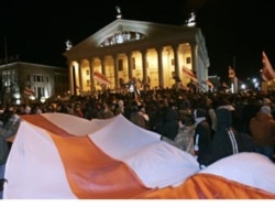 Акція протесту проти нечесних виборів у Білорусі. Мінськ, 2006 рік