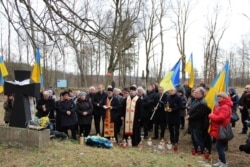 Вшанування загиблих воїнів на горі Монастир