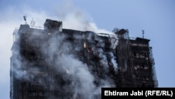 В Баку сгорело 16-этажное здание, 15 человек погибло