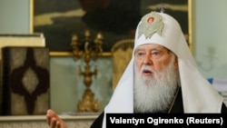 Патріарх Філарет під час бесіди з Reuters заявляв, що із задоволенням очолить незалежну українську церкву.