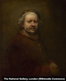 Автопортрет Рембрандта в возрасте 63 лет