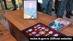 Похорон російського міністра надзвичайних ситуацій Криму Сергія Шахова, січень 2021 року