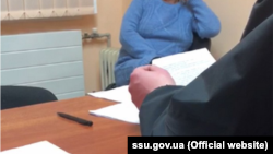 Фрагмент видео предъявления подозрения в сепаратизме