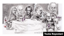 عبدالکریم لاهیجی و مهمانش/ کاری از توکا نیستانی