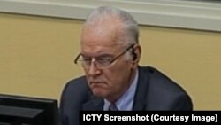 Ratko Mladic in Hague Tribunal