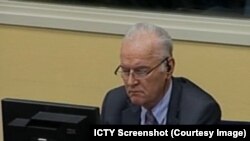 Ratko Mladic in Hague Tribunal