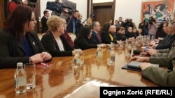 Predstavnici hrvatskih udruženja nestalih na sastanku sa Aleksandrom Vučićem, Beograd
