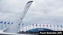 Большой ледовый дворец в Олимпийском парке в Сочи