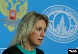 Russian Foreign Ministry spokeswoman Maria Zakharova