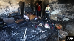Палестинський будинок, пошкоджений пожежею, влаштованою, за даними поліції, єврейськими екстремістами, 31 липня 2015 року