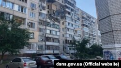 Вранці 21 червня ДСНС повідомила про вибух у дев’ятиповерховому житловому будинку в Києві